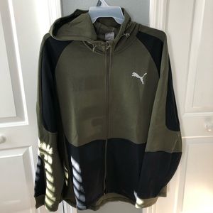 Men’s Puma zip front hoodie